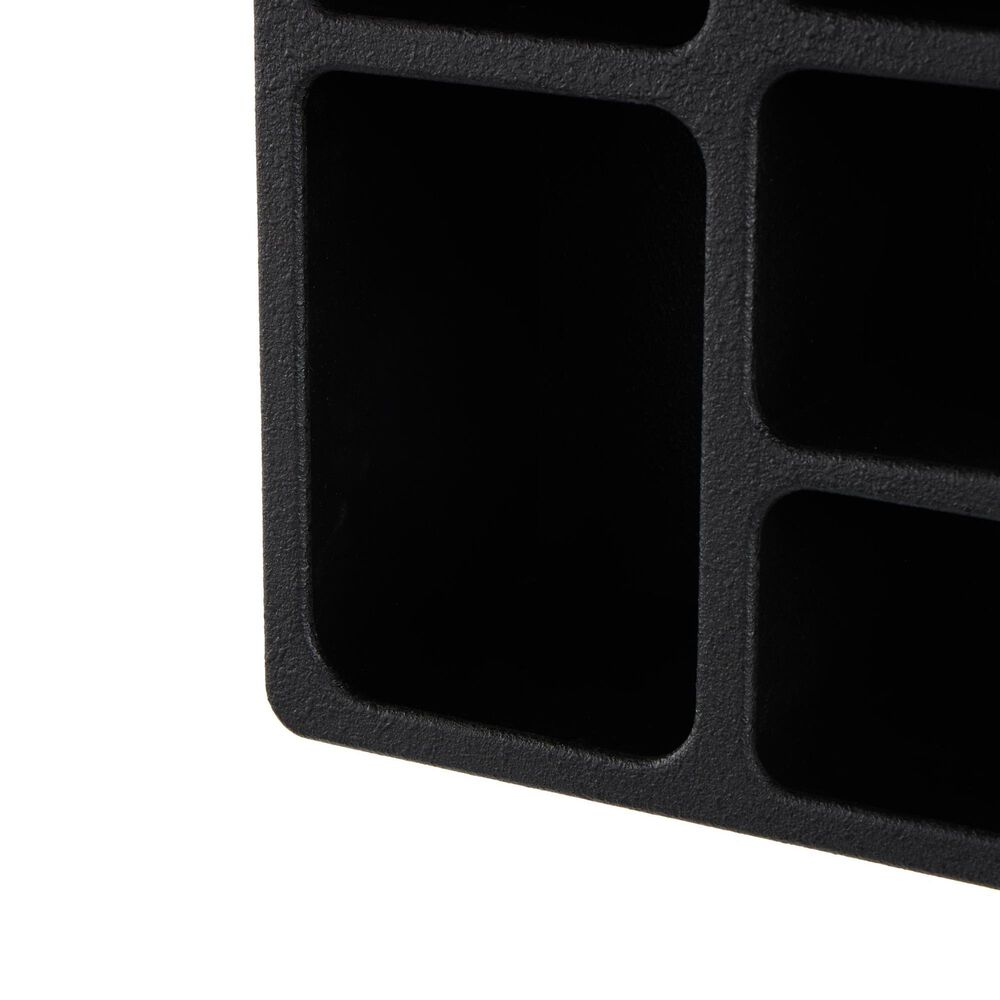 Maple and Jade 16" Wall Shelf with Arched Block Shapes in Black, , large