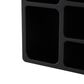 Maple and Jade 16" Wall Shelf with Arched Block Shapes in Black, , large