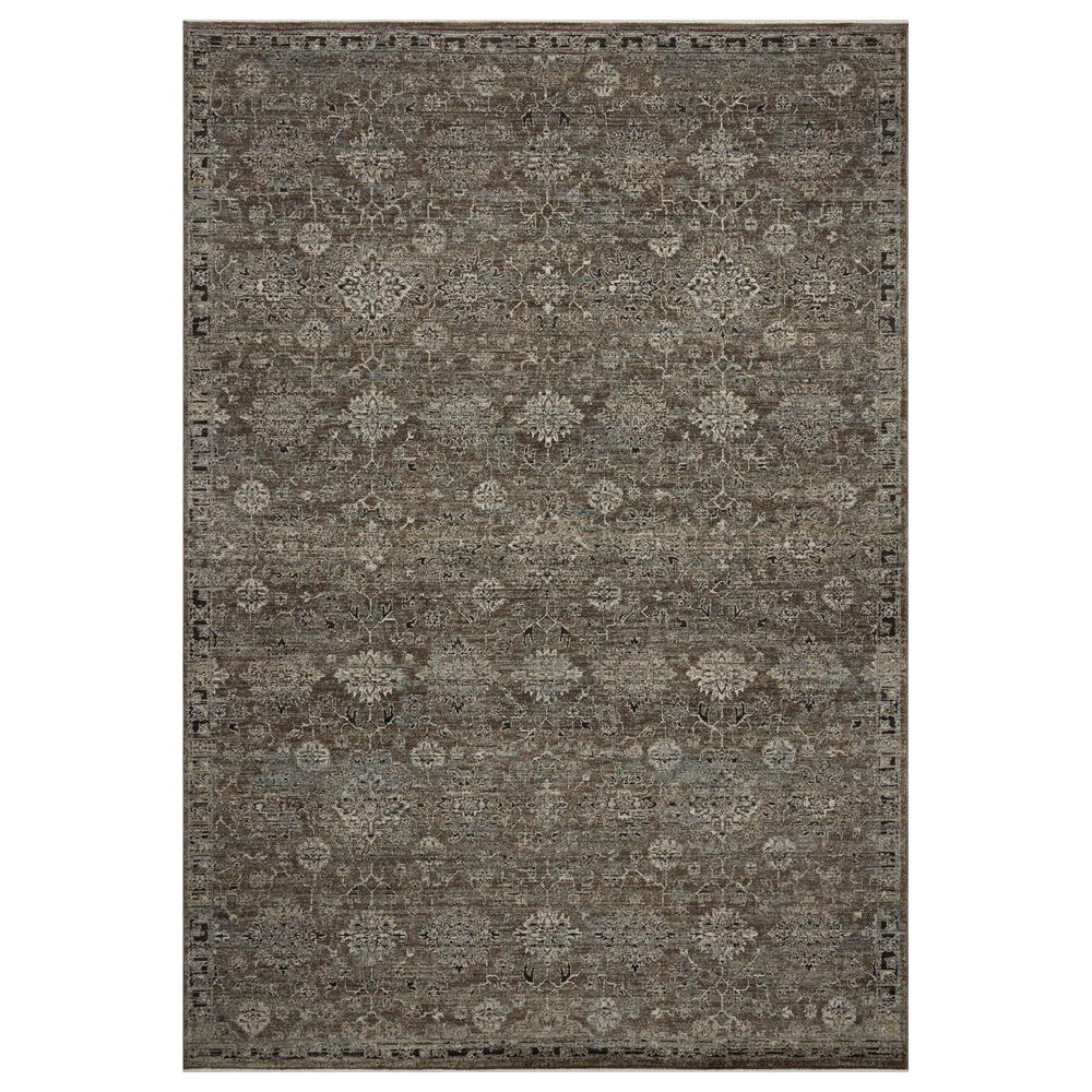 Loloi Briar Bark and Lagoon 6"7" x 9"2" Area Rug, , large