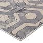 Feizy Micah 3046F 8" x 10" Beige and Gray Area Rug, , large