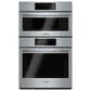 Bosch 800 Series 2-Piece Kitchen Package with Stainless Steel 30" Microwave Combination Oven and 36" Black Induction Cooktop, , large