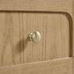 James Martin Vanities Laurent 60" Double Bathroom Vanity in Light Natural Oak with Single Hole 3 cm White Zeus Quartz Top and Rectangular Sinks, , large