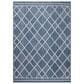 Loloi Easton Ivory and Denim 6"7" x 9"4" Indoor/Outdoor Area Rug, , large