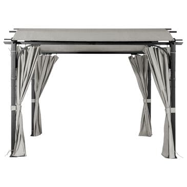 Sunwell Garden 11" Patio Pergola with Canopy in Gray, , large