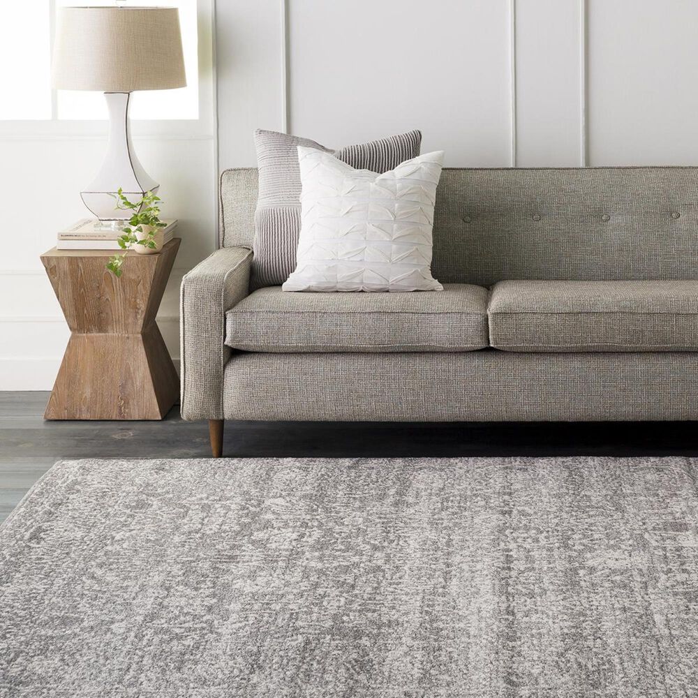 Surya Harput HAP-1029 7&#39;10&quot; x 10&#39;3&quot; Charcoal, Light Gray and Beige Area Rug, , large