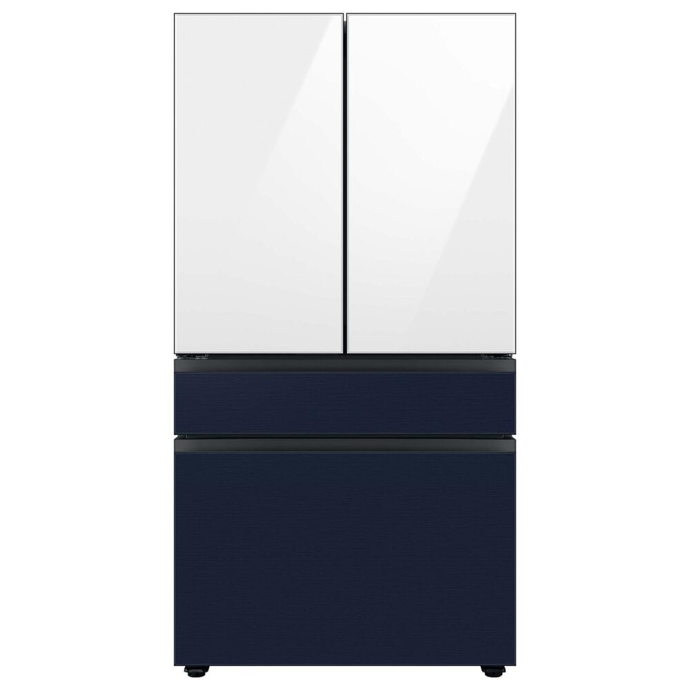 Samsung Bespoke Bespoke 4-Door French Door Refrigerator Top Panel in White Glass, , large