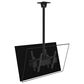 Kanto Back-to-Back Dual Screen TV Ceiling Mount for 40" - 80" TVs in Black, , large