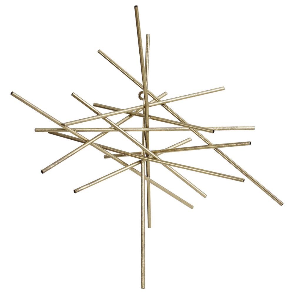 Flair Industries 20&quot; x 20&quot; Triton Metal Wall Sculpture in Gold, , large