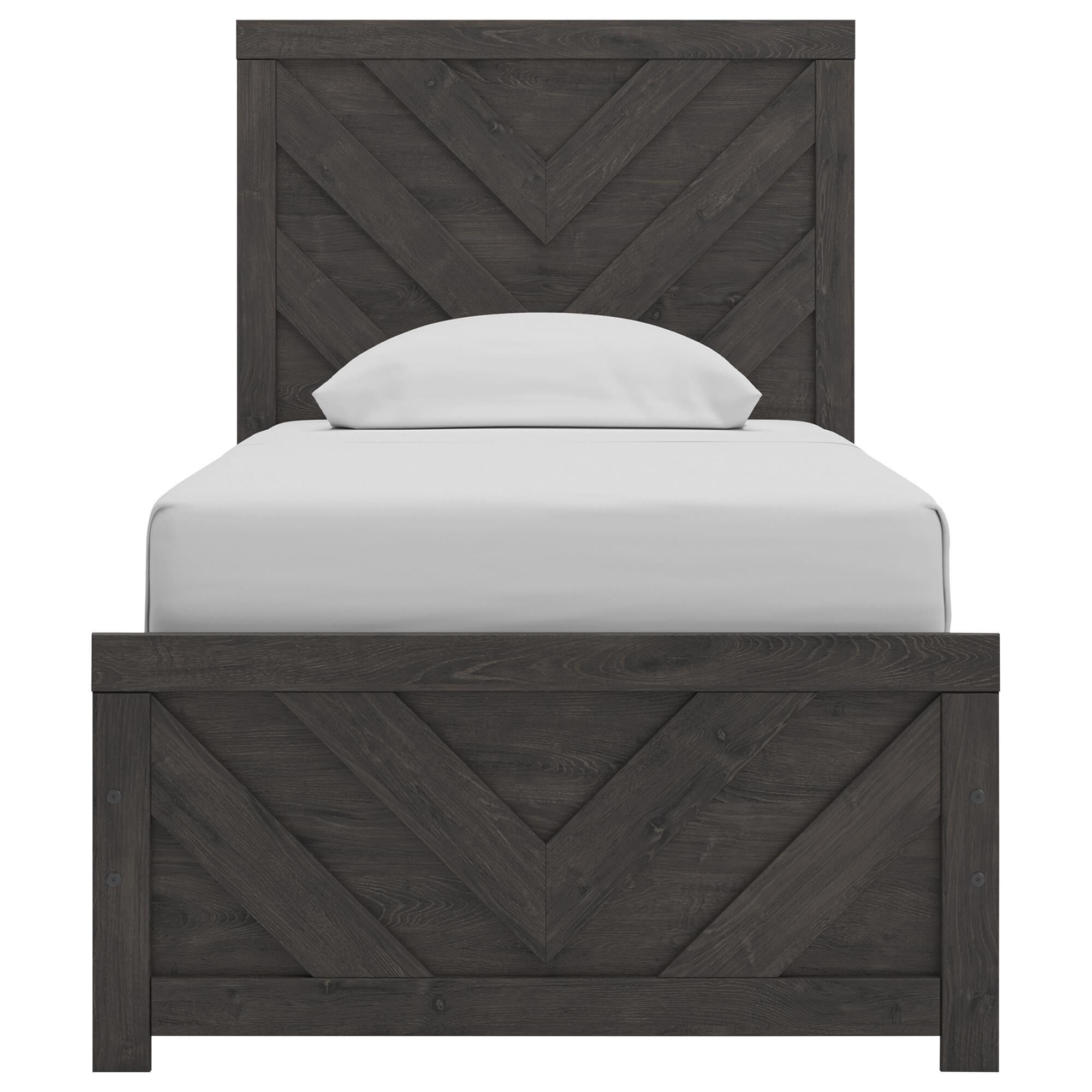 Ashley Prendonea 4-Piece Twin Bedroom Set in Dark Charcoal
