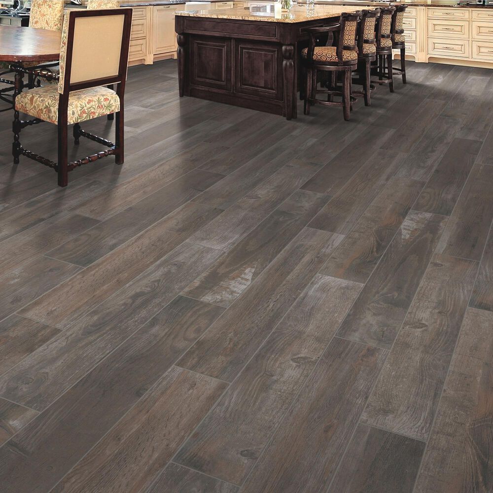 Marazzi Bryson Valley Truffle Barnwood 8&quot; x 48&quot; Porcelain Tile, , large