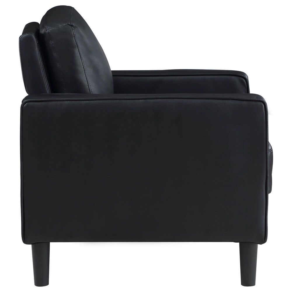 Coaster Ruth Accent Arm Chair in Black, , large