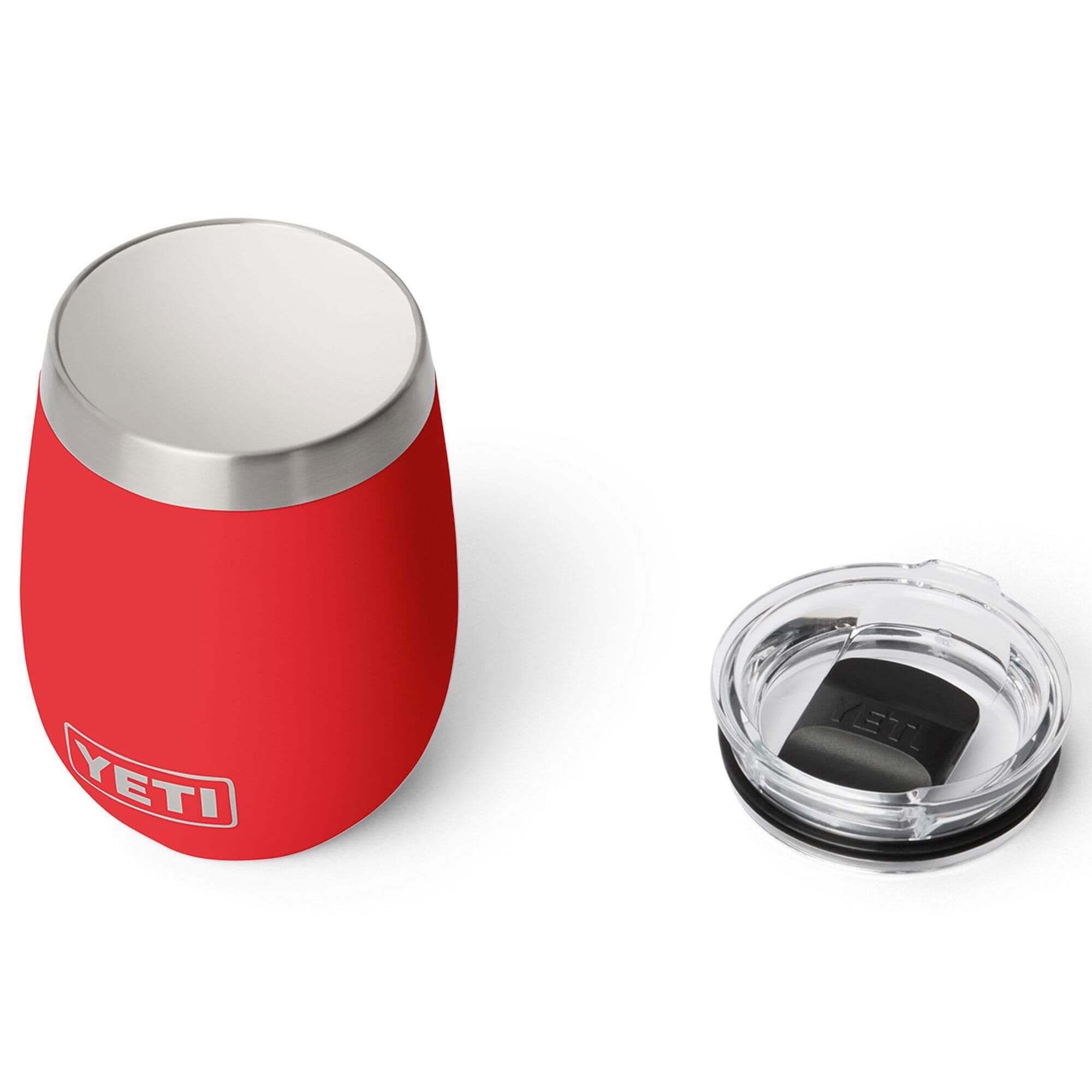 YETI Rambler 10 Oz Wine Tumbler with MagSlider Lid in Rescue Red