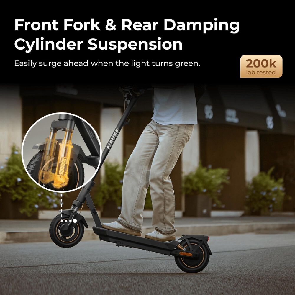 Navee GT3 Electric Scooter in Black, , large