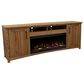 Legends Home Craftsman 86" Fireplace Console in Golden Oak, , large