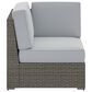 Homestyles Boca Raton 3-Piece Patio Set in Brown and Gray, , large