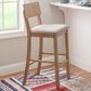 Linon Home Decor Jorissen Bar Stool in Grey Wash, , large