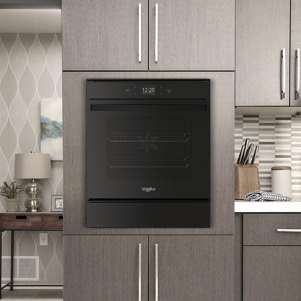 Whirlpool 24&quot; Single Electric Wall Oven with Convection in Black, , large