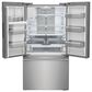 Frigidaire Professional 23 Cu. Ft. French Door Refrigerator with Dispenser in Stainless Steel, , large
