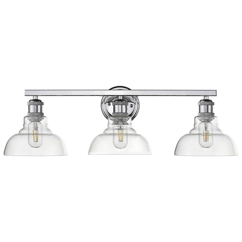 Golden Lighting Carver 3-Light Bath Vanity in Chrome, , large