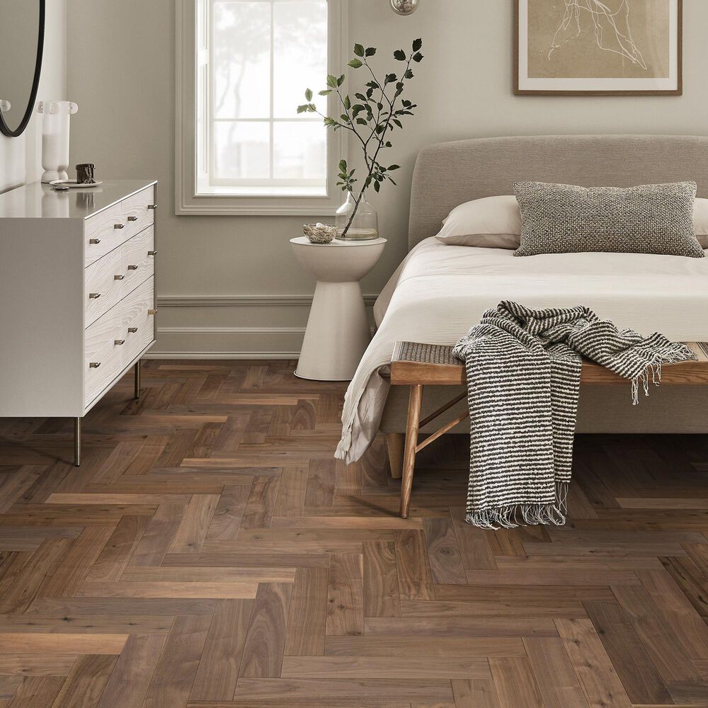 Anderson Tuftex Revival Walnut Herringbone Era Engineered Hardwood, , large