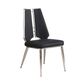 Monroe Tessa Side Chair in Polished Stainless Steel, , large