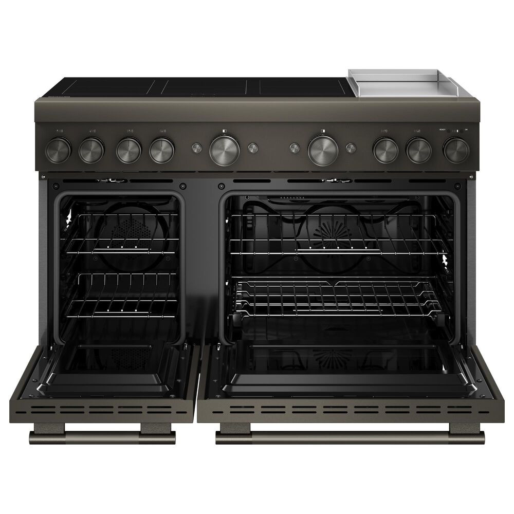 KitchenAid 6.3 Cu. Ft. Freestanding Commercial-Style Induction Range with Griddle in Black Ore, , large