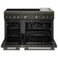 KitchenAid 6.3 Cu. Ft. Freestanding Commercial-Style Induction Range with Griddle in Black Ore, , large