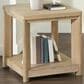Emerald Home Furnishings Pacific Grove Rectangle End Table in Sand Dune, , large