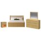Mayberry Hill Sylvie 4 Piece Queen Upholstered Panel Bedroom Set in Natural, , large