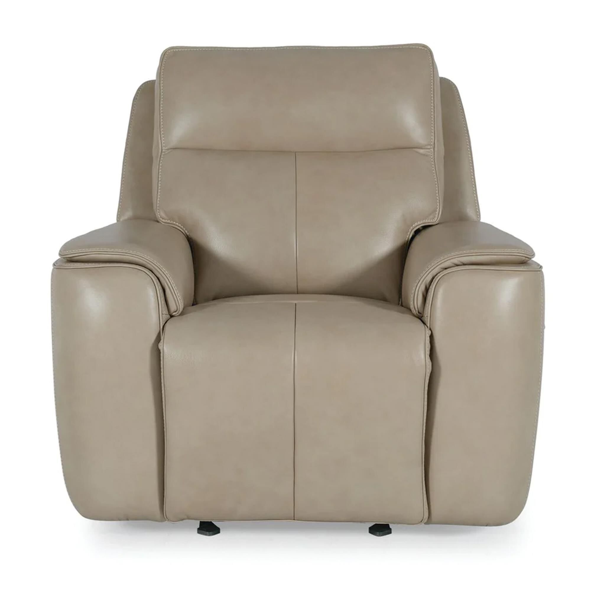 Bassett Manteo Power Recliner with Power Headrest in Diamond