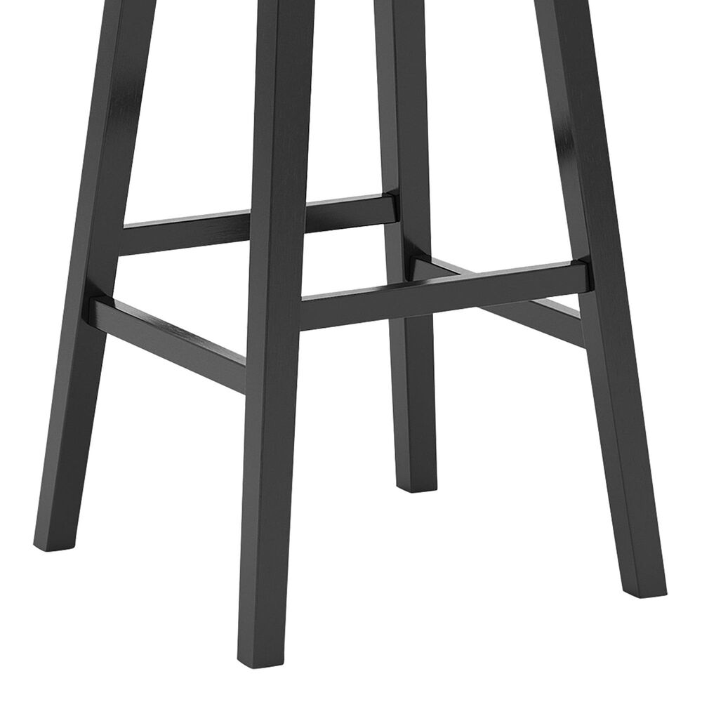 Ashley Wildenauer Swivel Bar Stool in Brown and Satin Black, , large