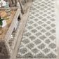 Safavieh Dallas Shag SGD258G-28 2"3" x 8" Grey/Ivory Runner, , large