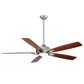 Minka-Aire Dyno XL 60" Smart Ceiling Fan with LED Light in Brushed Nickel, , large