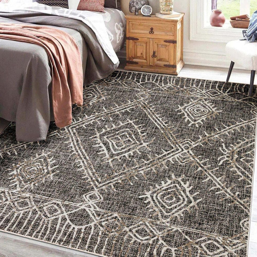 Dalyn Rug Company Izmir IZ1 5&#39;3&quot; x 7&#39;8&quot; Midnight Area Rug, , large