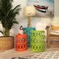 Maple and Jade 3-Piece Nesting Geometric End Table Set in Bright Blue, Green and Orange, , large
