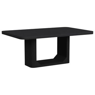 37B Rectangular Dining Table in Black - Table Only, , large