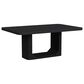 37B Rectangular Dining Table in Black - Table Only, , large