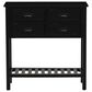 Linon Home Decor Blume 4-Drawer Console in Antique Black, , large