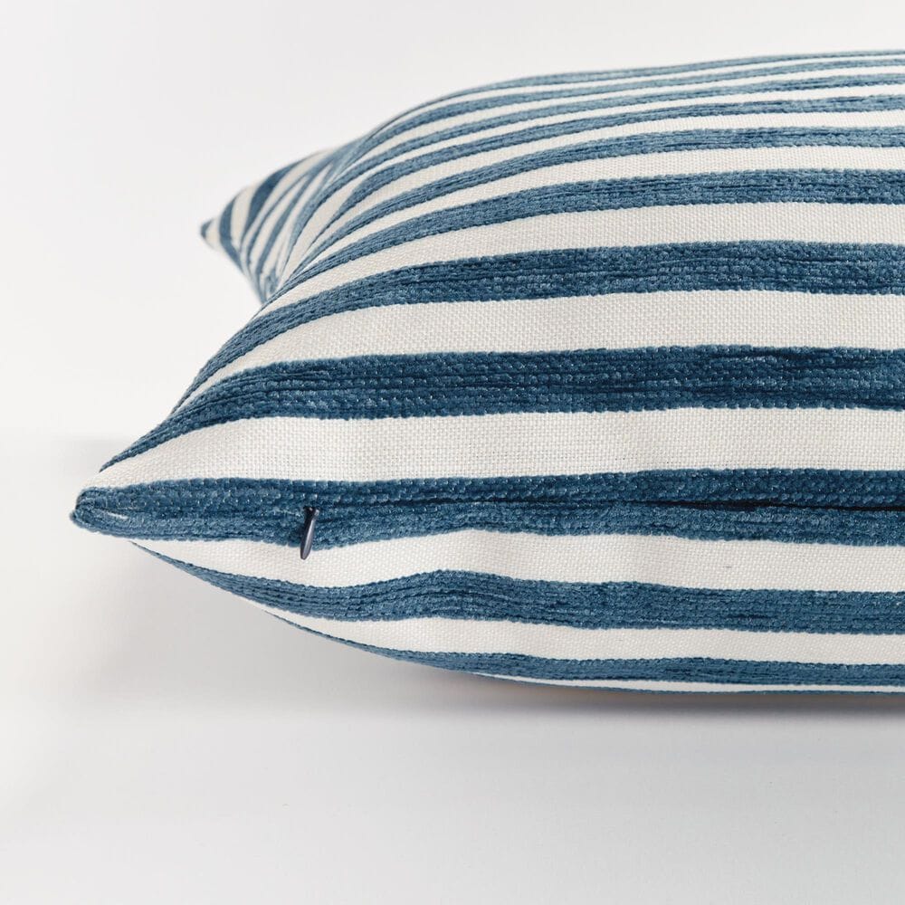 Napa Home and Garden Gideon 24&quot; x 24&quot; Indoor/Outdoor Throw Pillow in Dark Blue, , large