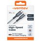 Ventev High Speed Usb C To Apple Lightning Braided Cable With 2x The Copper For Faster Charging 6ft - Gray, , large