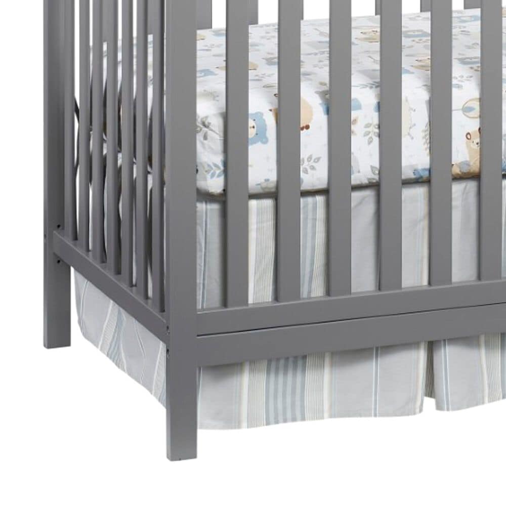 Oxford Baby Harper 4-In-1 Convertible Crib in Dove Grey, , large