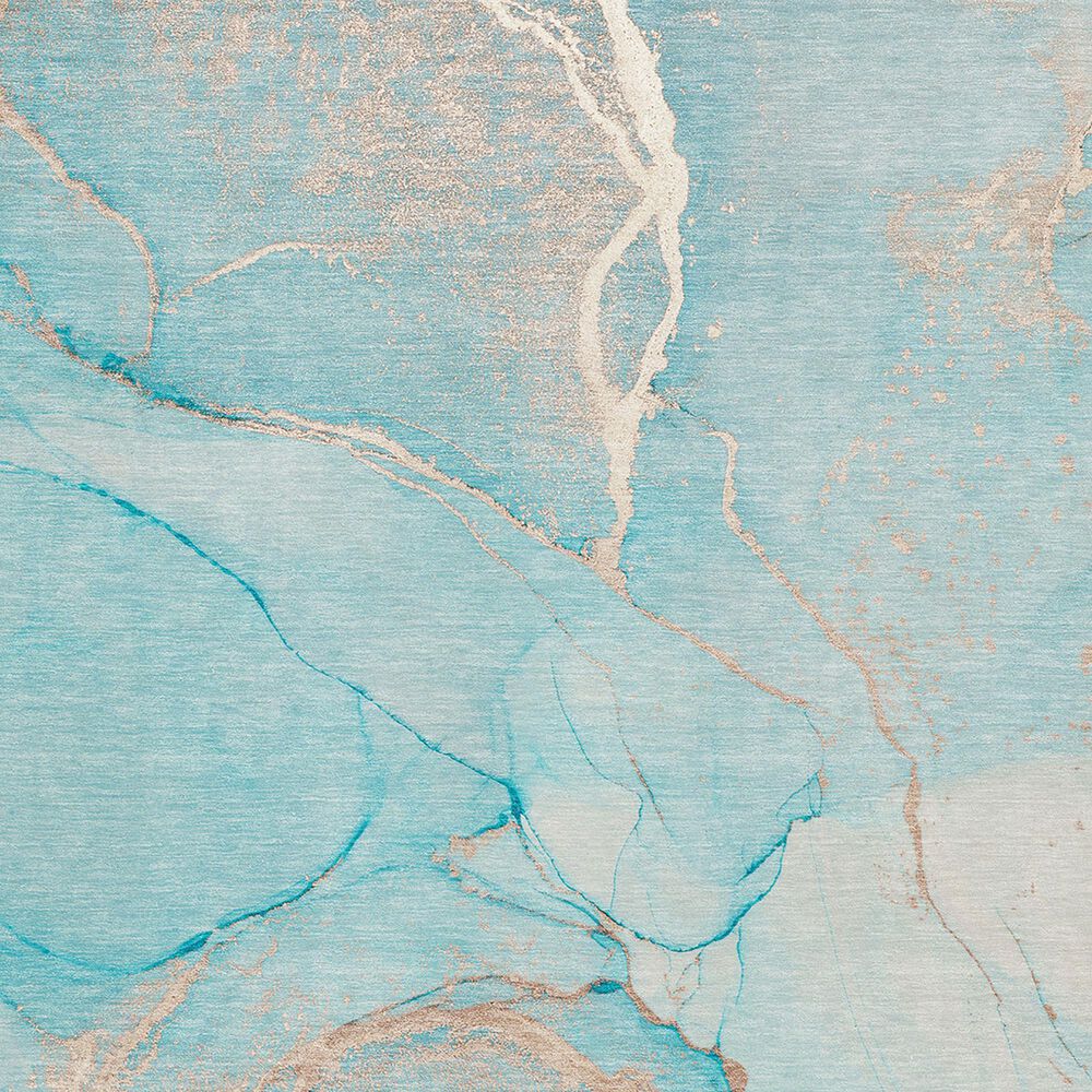 Dalyn Rug Company Odyssey OY7 8&#39; x 10&#39; Teal Area Rug, , large