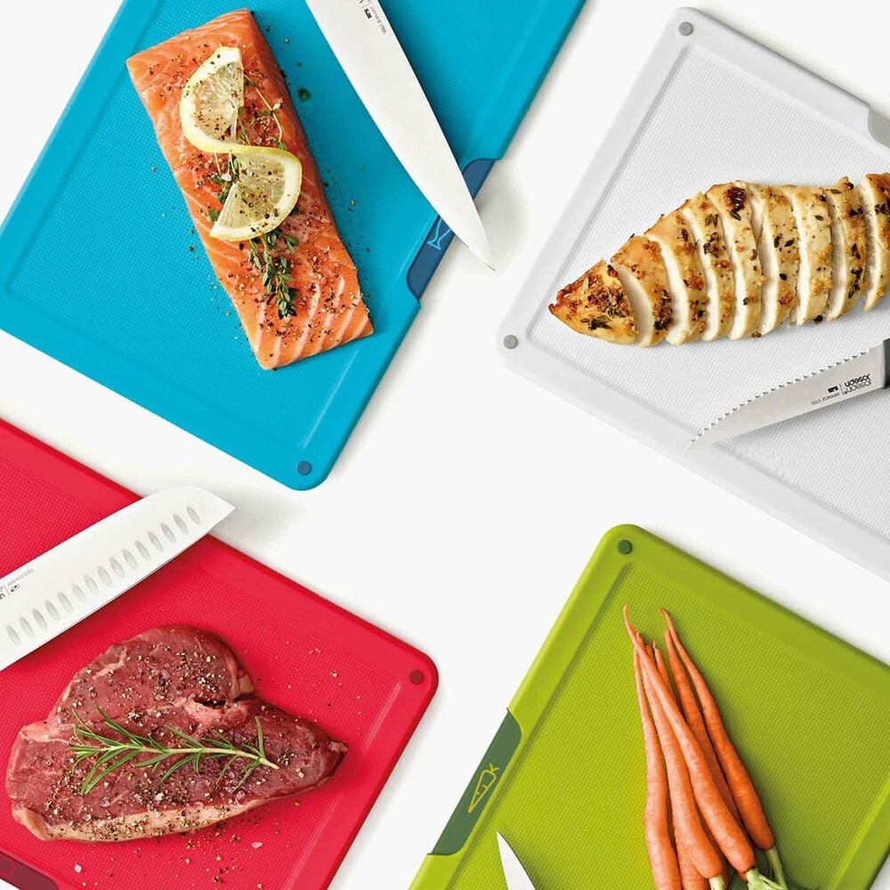 Joseph Joseph Folio Icon Plus 8-Piece Chopping Board and Knife Set in Multicolor, , large