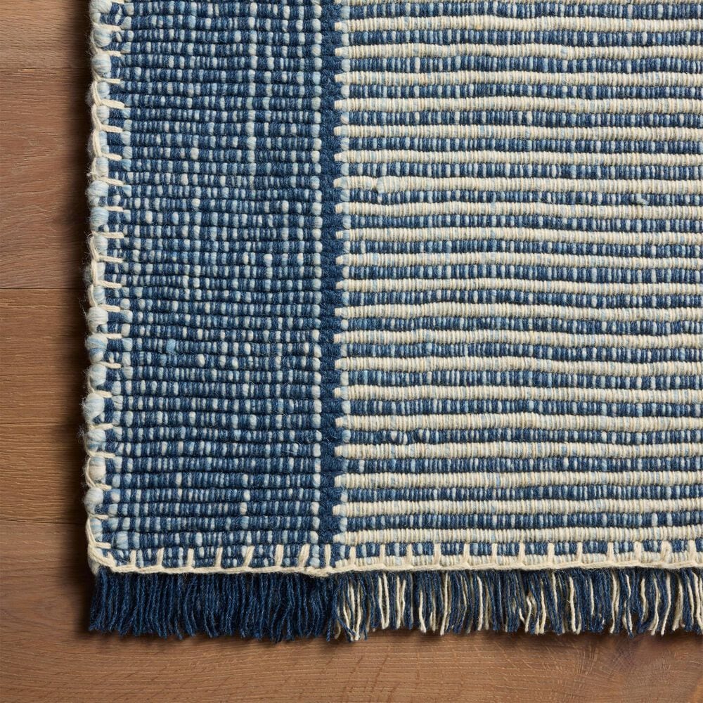 Loloi Sigrid Indigo and Ivory 2'3" x 3'9" Area Rug, , large