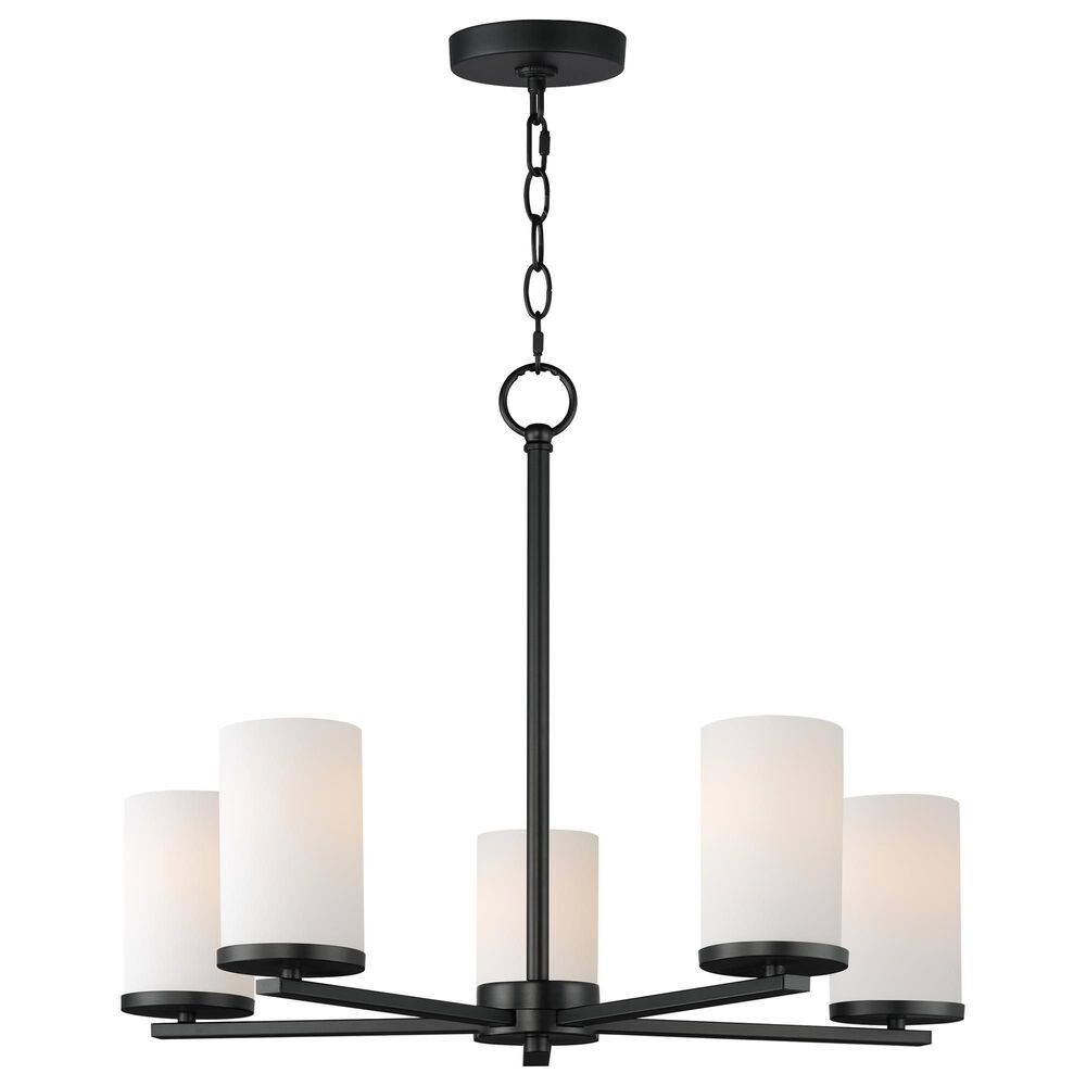 Maxim Lighting Lateral 5-Light Chandelier in Matte Black, , large