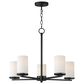 Maxim Lighting Lateral 5-Light Chandelier in Matte Black, , large