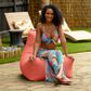 Jaxx Juniper Patio Bean Bag Chair in Flamingo, , large