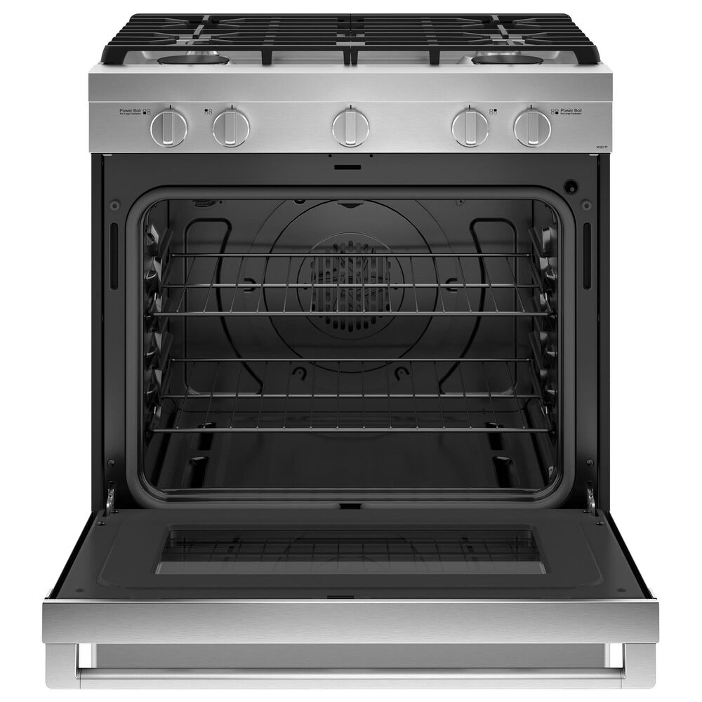 Lift Promotie dichtheid Haier 30" Smart Slide-In Gas Range with Convection in Stainless Steel | NFM