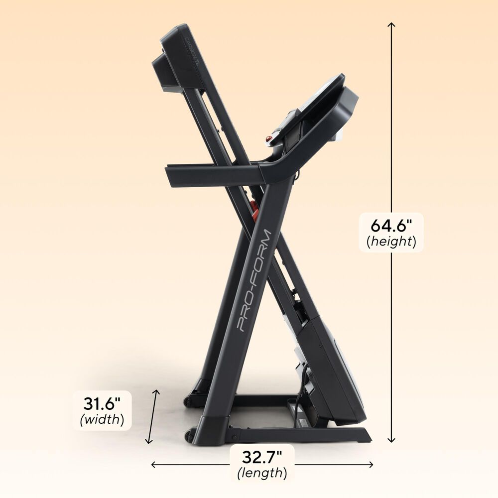 ProForm Carbon TL Folding Treadmill in Black, , large