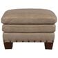 Superb Leather Leather Ottoman, , large